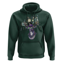 Funny Mardi Gras Mississippi Deer Hoodie Biloxi Ocean Springs Carnival