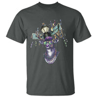 Funny Mardi Gras Mississippi Deer T Shirt Biloxi Ocean Springs Carnival