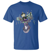 Funny Mardi Gras Mississippi Deer T Shirt Biloxi Ocean Springs Carnival