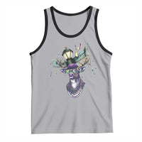 Funny Mardi Gras Mississippi Deer Tank Top Biloxi Ocean Springs Carnival