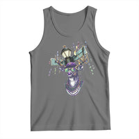 Funny Mardi Gras Mississippi Deer Tank Top Biloxi Ocean Springs Carnival