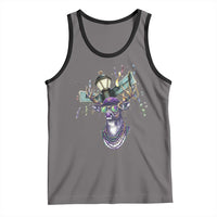 Funny Mardi Gras Mississippi Deer Tank Top Biloxi Ocean Springs Carnival