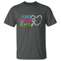 Rare Disease Awareness T Shirt I Love Someone Rare Zebra Ribbon