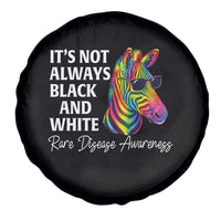 Rare Disease Awareness Spare Tire Cover It Is Not Always Black And White Colorful Zebra