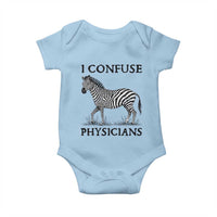 I Confuse Physicians Rare Disease Awareness Baby Onesie Funny Zebra