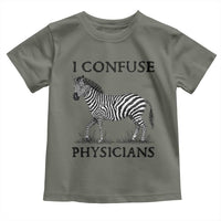 I Confuse Physicians Rare Disease Awareness Toddler T Shirt Funny Zebra