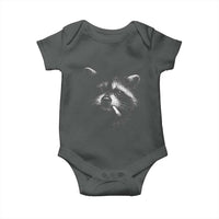Funny Raccoon Smoking Cigarette Meme Baby Onesie Trash Panda Face Y2K Graphic