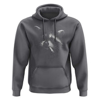 Funny Raccoon Smoking Cigarette Meme Hoodie Trash Panda Face Y2K Graphic