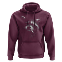 Funny Raccoon Smoking Cigarette Meme Hoodie Trash Panda Face Y2K Graphic