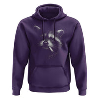 Funny Raccoon Smoking Cigarette Meme Hoodie Trash Panda Face Y2K Graphic