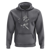 Funny Cat Smoking Cigarette Meme Hoodie Cat Face Y2K Graphic