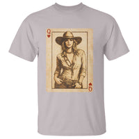 Funny Western Valentine Cowgirl Queen of Hearts Card T Shirt