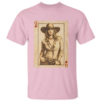 Funny Western Valentine Cowgirl Queen of Hearts Card T Shirt