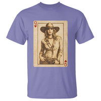Funny Western Valentine Cowgirl Queen of Hearts Card T Shirt