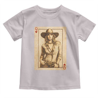 Funny Western Valentine Cowgirl Queen of Hearts Card Toddler T Shirt