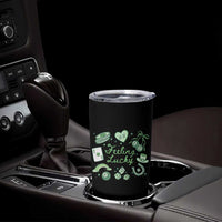 Feeling Lucky St Patricks Day Coquette Shamrock Tumbler Cup