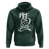 Chinese New Year 2026 Hoodie Year of The Horse Chinese Calligraphy Art