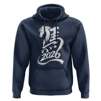 Chinese New Year 2026 Hoodie Year of The Horse Chinese Calligraphy Art