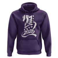 Chinese New Year 2026 Hoodie Year of The Horse Chinese Calligraphy Art