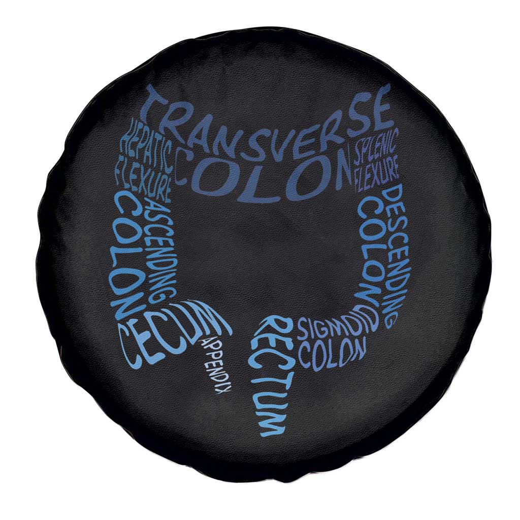 Funny GI Endoscopy Nurse Spare Tire Cover Vintage Retro Colon Anatomy Colonoscopy