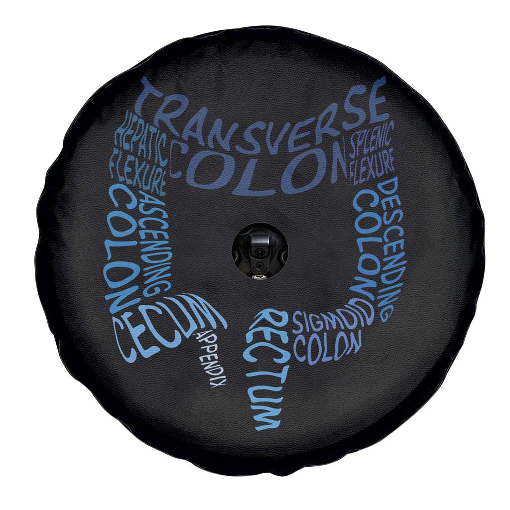 Funny GI Endoscopy Nurse Spare Tire Cover Vintage Retro Colon Anatomy Colonoscopy