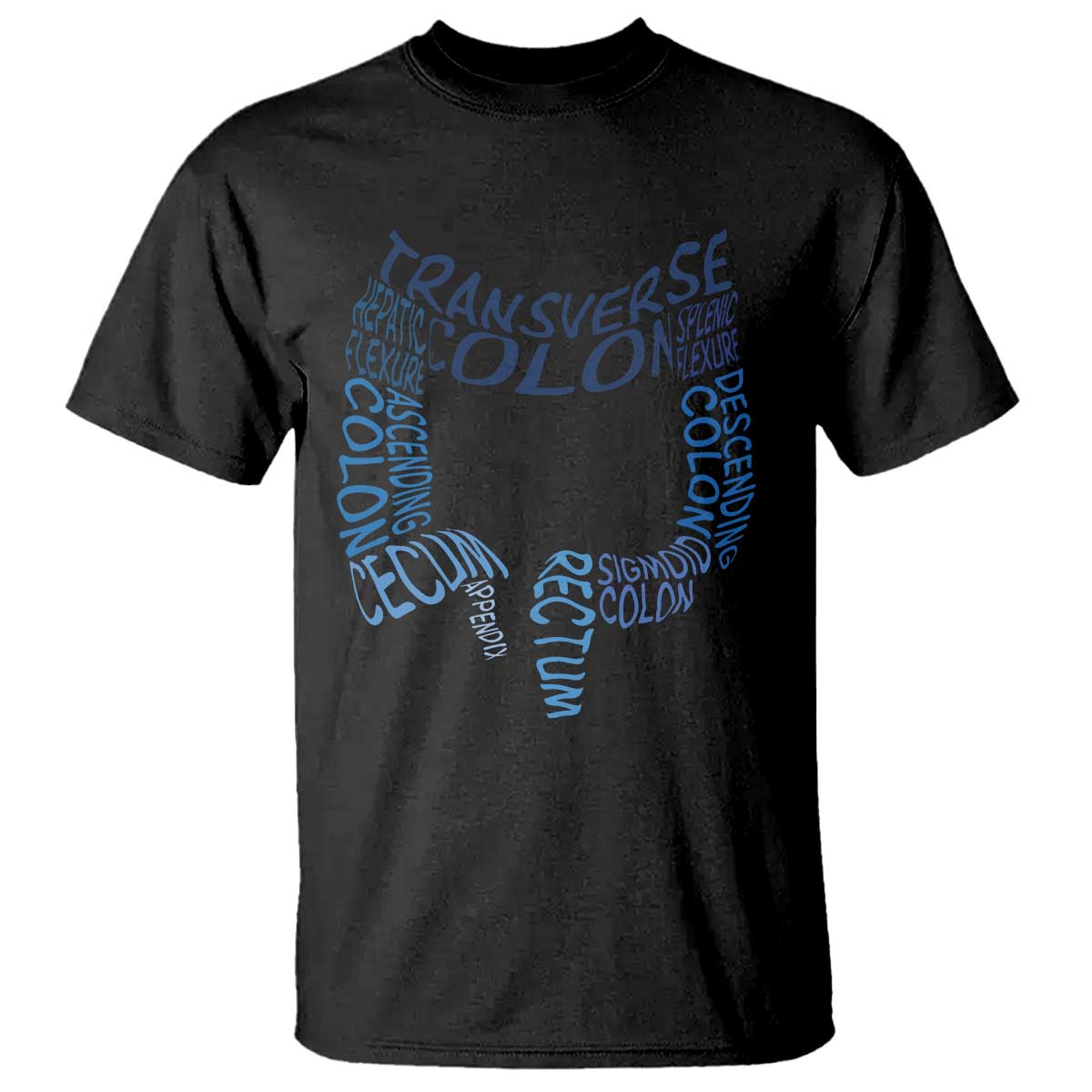 Funny GI Endoscopy Nurse T Shirt Vintage Retro Colon Anatomy Colonoscopy