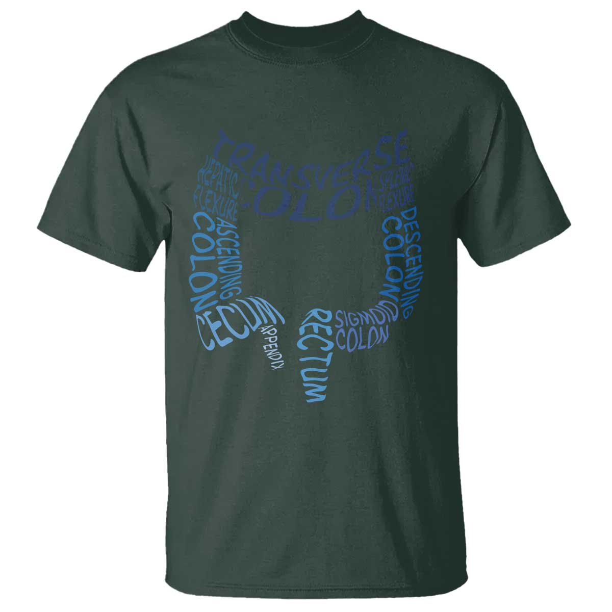 Funny GI Endoscopy Nurse T Shirt Vintage Retro Colon Anatomy Colonoscopy