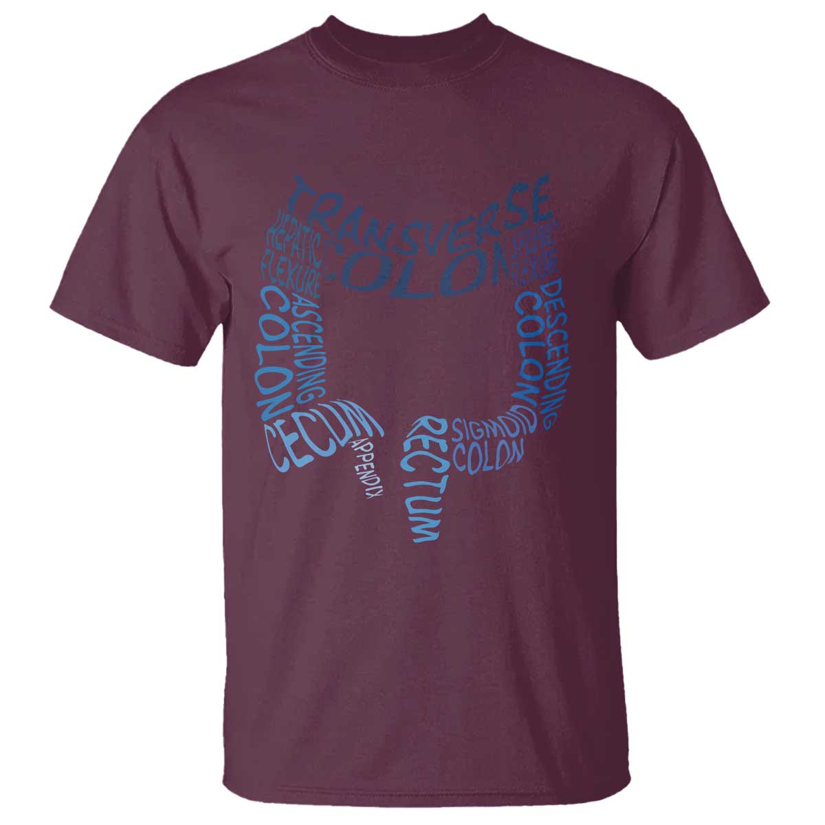 Funny GI Endoscopy Nurse T Shirt Vintage Retro Colon Anatomy Colonoscopy