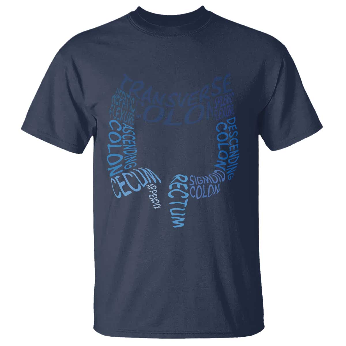 Funny GI Endoscopy Nurse T Shirt Vintage Retro Colon Anatomy Colonoscopy