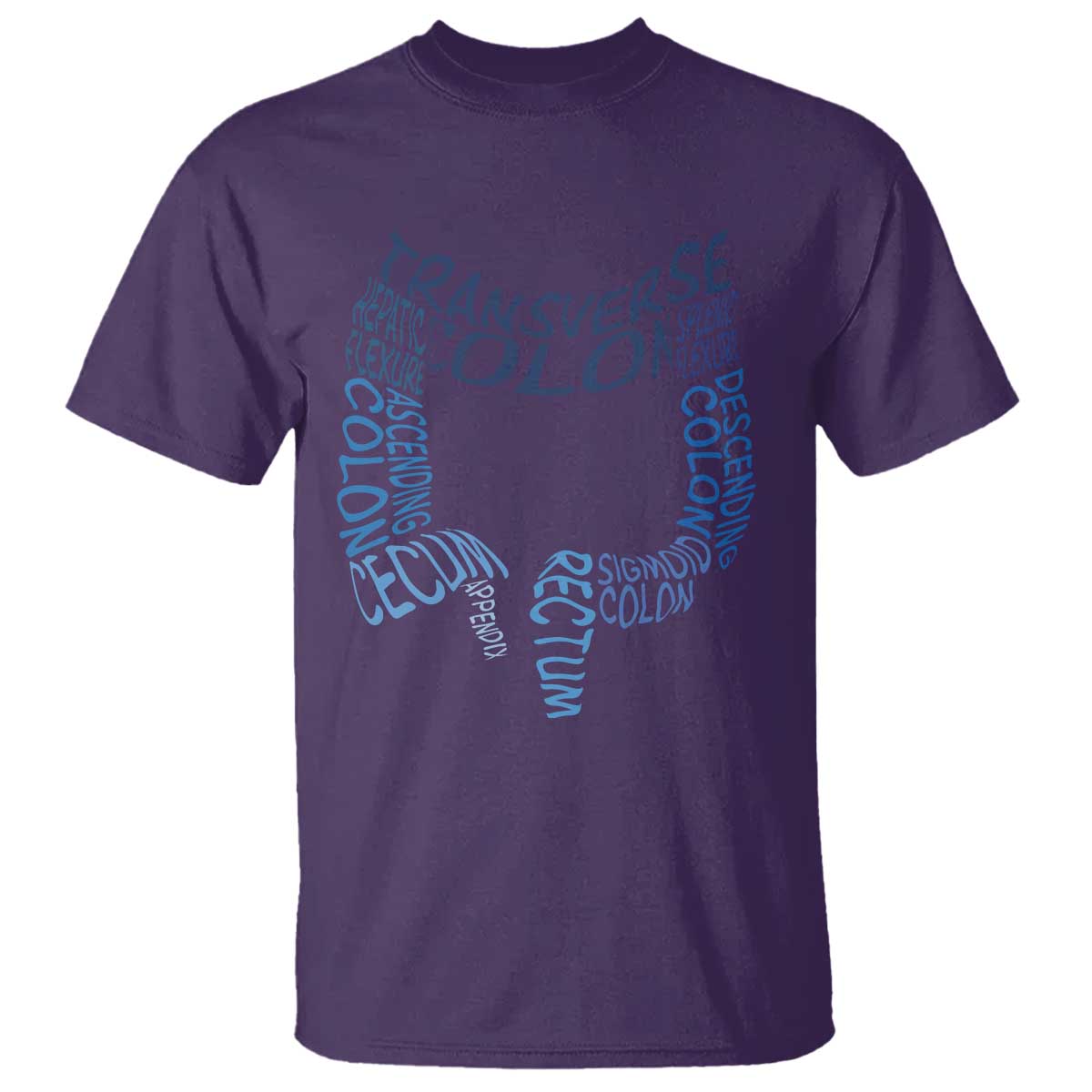 Funny GI Endoscopy Nurse T Shirt Vintage Retro Colon Anatomy Colonoscopy