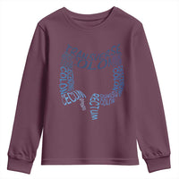 Funny GI Endoscopy Nurse Youth Sweatshirt Vintage Retro Colon Anatomy Colonoscopy