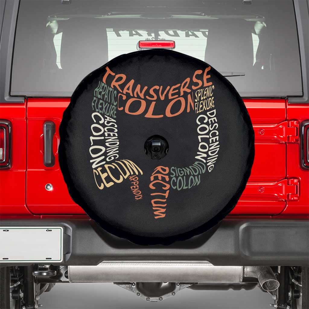 Funny GI Endoscopy Nurse Spare Tire Cover Colon Anatomy Colonoscopy