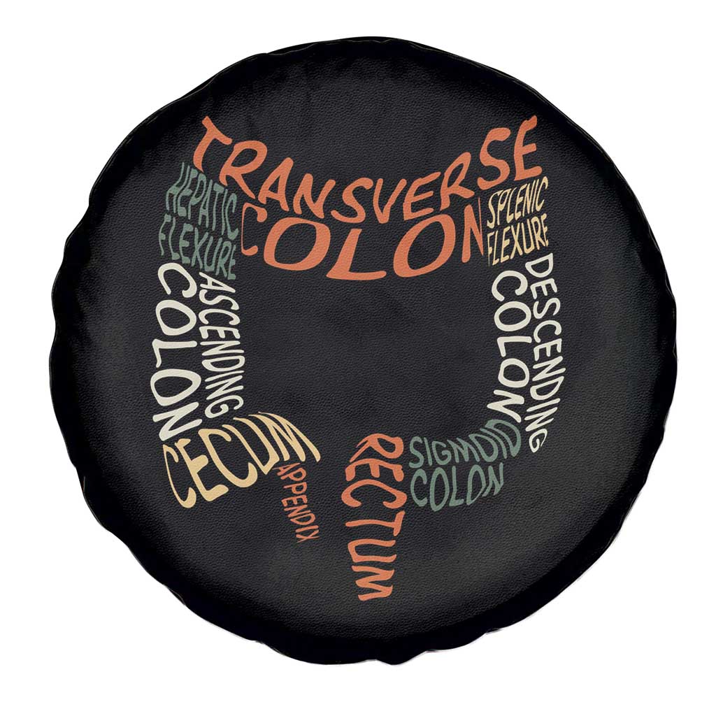 Funny GI Endoscopy Nurse Spare Tire Cover Colon Anatomy Colonoscopy
