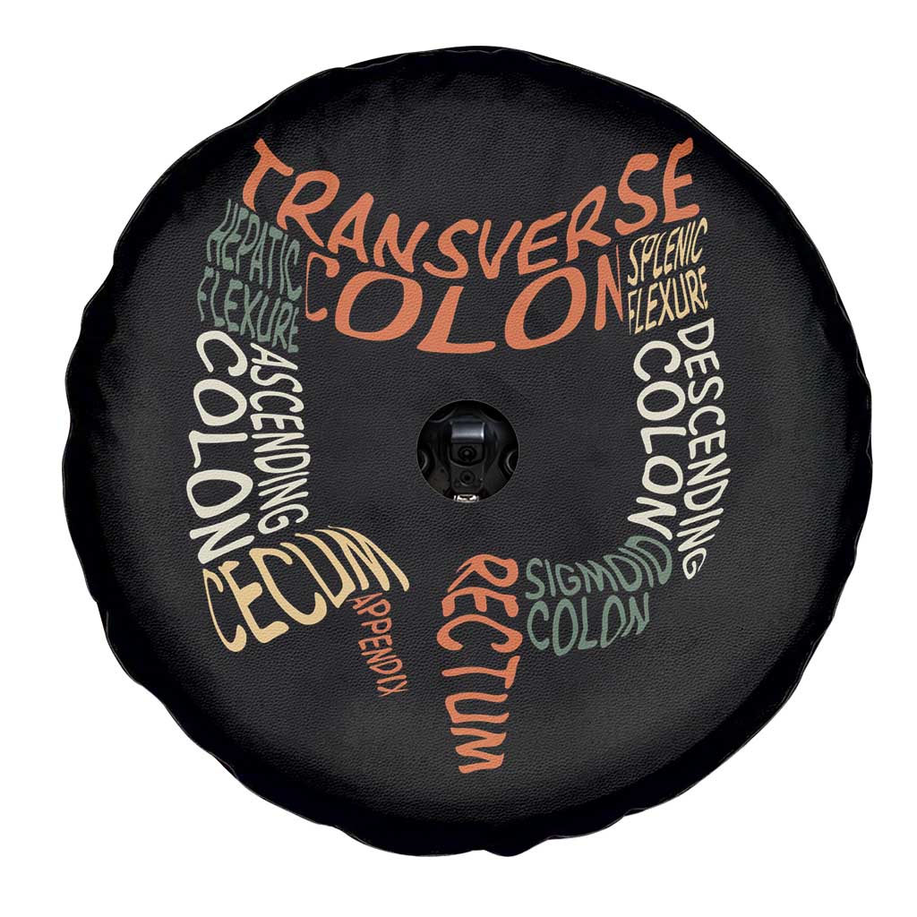Funny GI Endoscopy Nurse Spare Tire Cover Colon Anatomy Colonoscopy