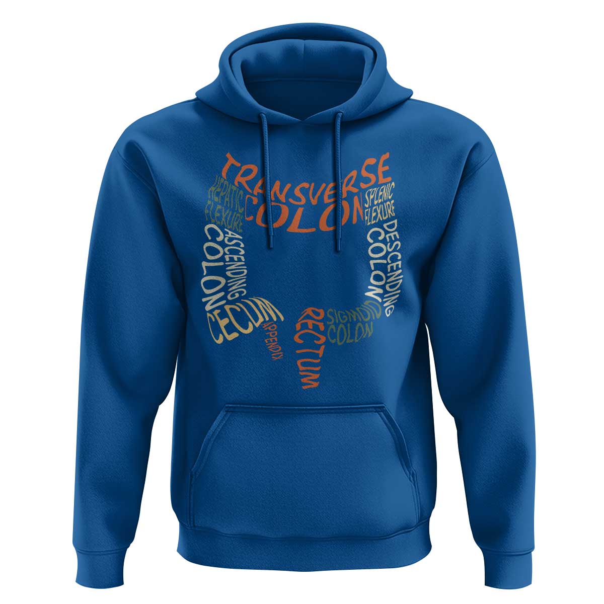 Funny GI Endoscopy Nurse Hoodie Colon Anatomy Colonoscopy