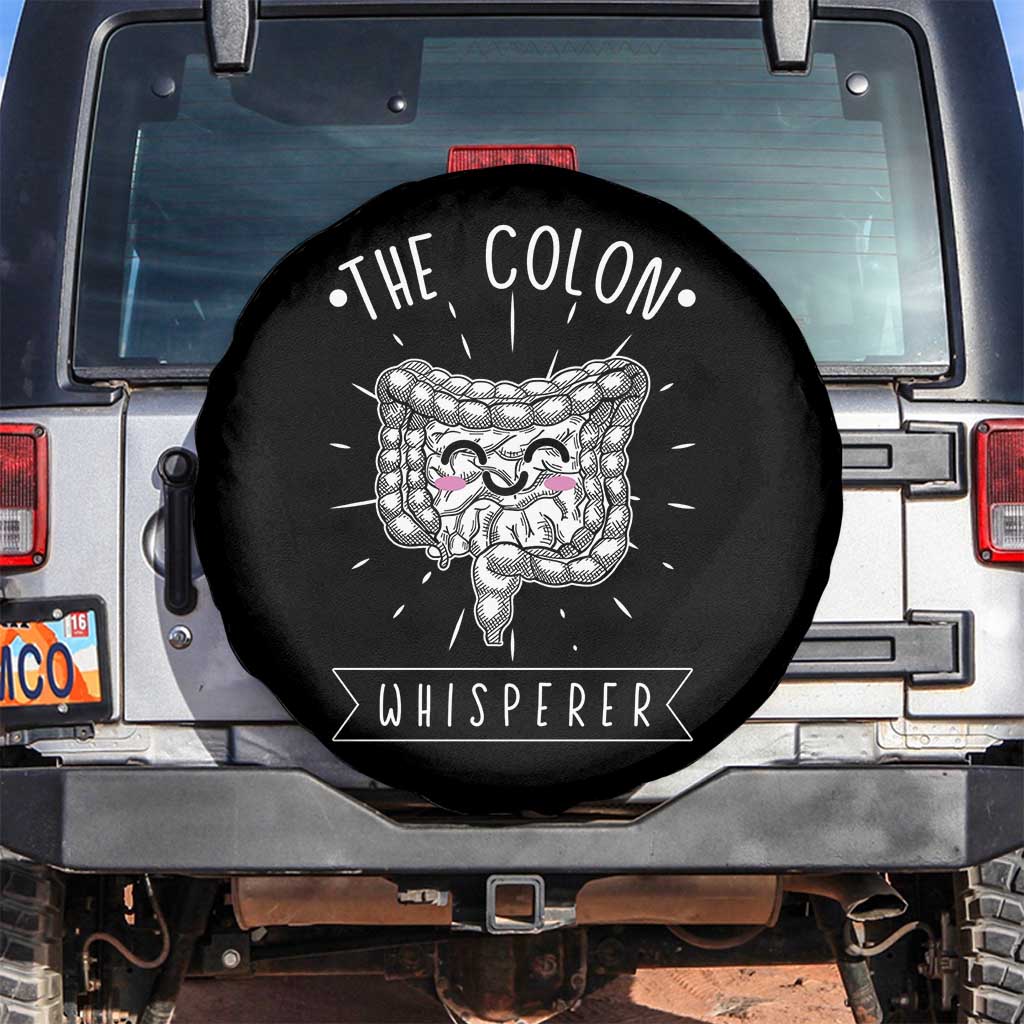 Funny Proctologist Endoscopy Nurse Spare Tire Cover The Colon Whisperer Endoscope Nurse
