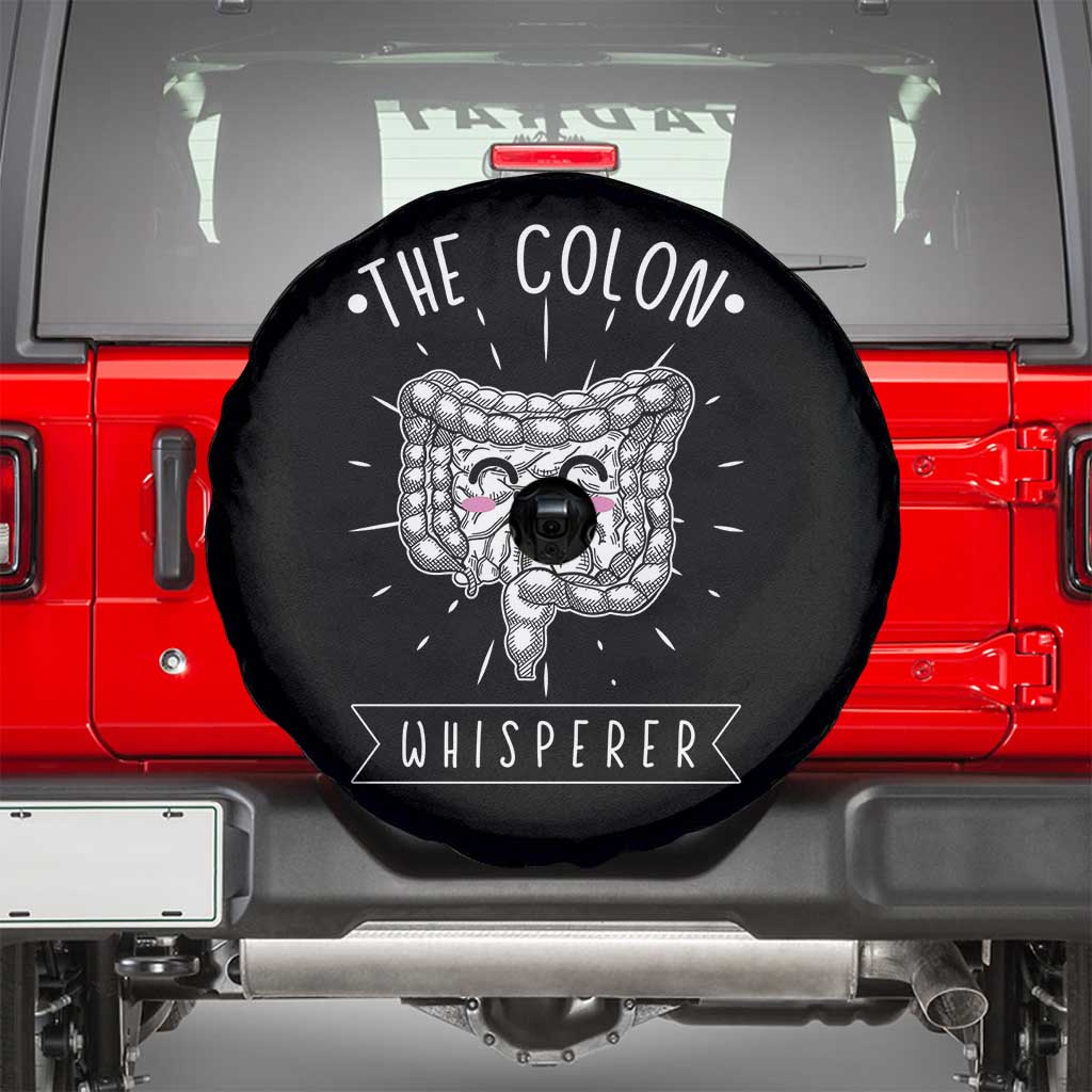 Funny Proctologist Endoscopy Nurse Spare Tire Cover The Colon Whisperer Endoscope Nurse