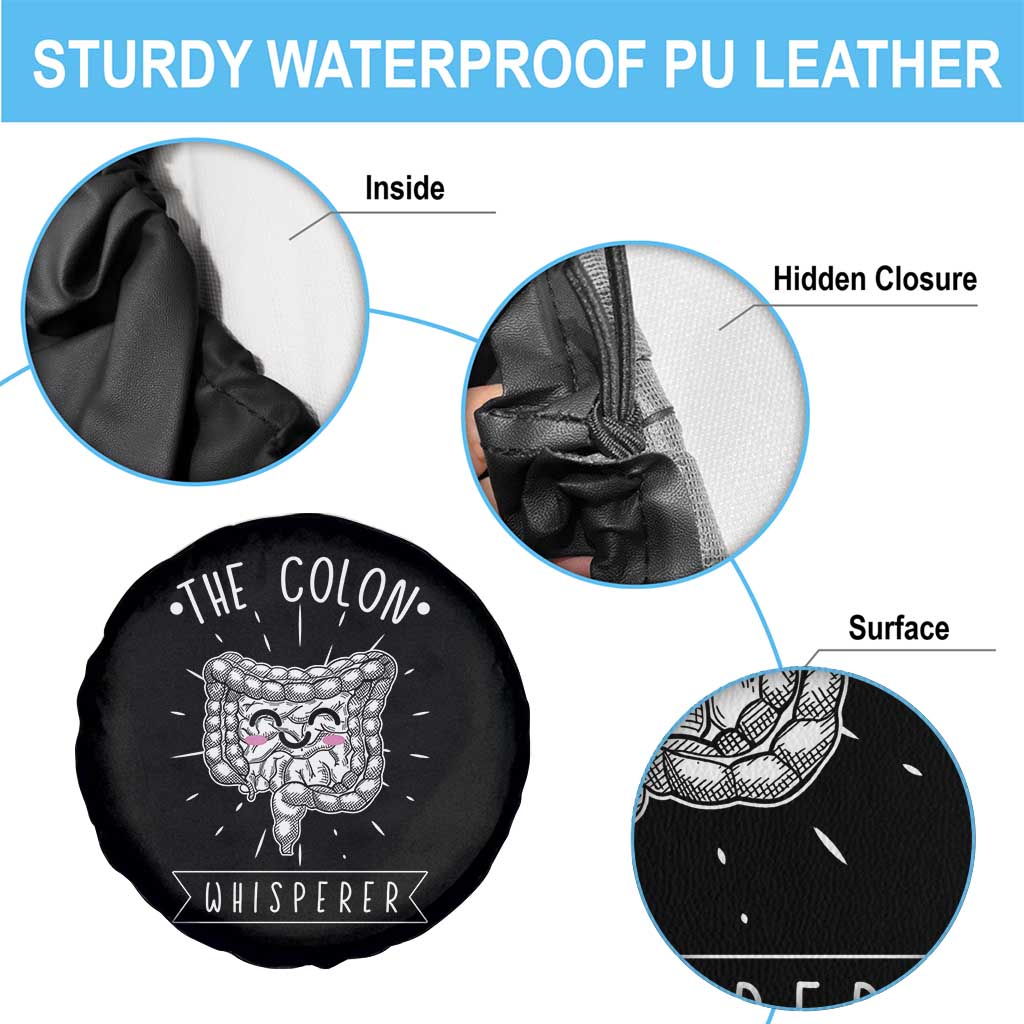 Funny Proctologist Endoscopy Nurse Spare Tire Cover The Colon Whisperer Endoscope Nurse