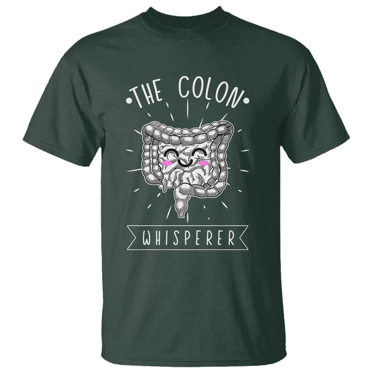 Funny Proctologist T Shirt The Colon Whisperer Endoscope Nurse