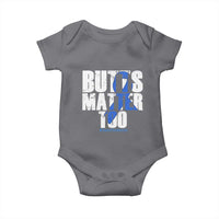 Funny Colorectal Cancer Awareness Baby Onesie Butts Matter Too Save The Butts
