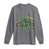 Funny St Patrick's Day Octopus Shamrocktopus Long Sleeve Shirt Irish Beer Mug