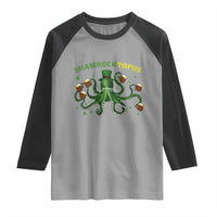 Funny St Patrick's Day Octopus Shamrocktopus Raglan Shirt Irish Beer Mug