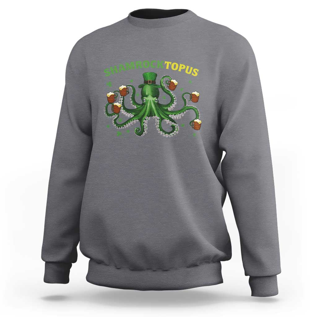 Funny St Patrick's Day Octopus Shamrocktopus Sweatshirt Irish Beer Mug