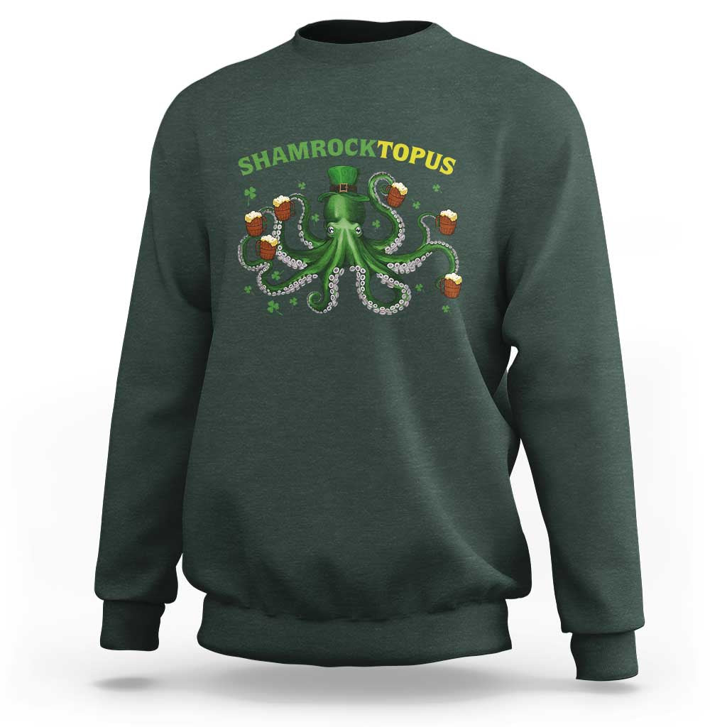 Funny St Patrick's Day Octopus Shamrocktopus Sweatshirt Irish Beer Mug