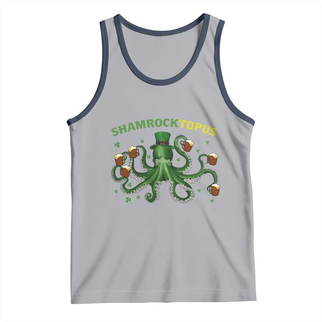 Funny St Patrick's Day Octopus Shamrocktopus Tank Top Irish Beer Mug