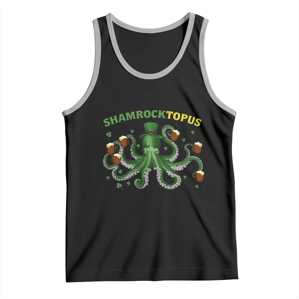 Funny St Patrick's Day Octopus Shamrocktopus Tank Top Irish Beer Mug