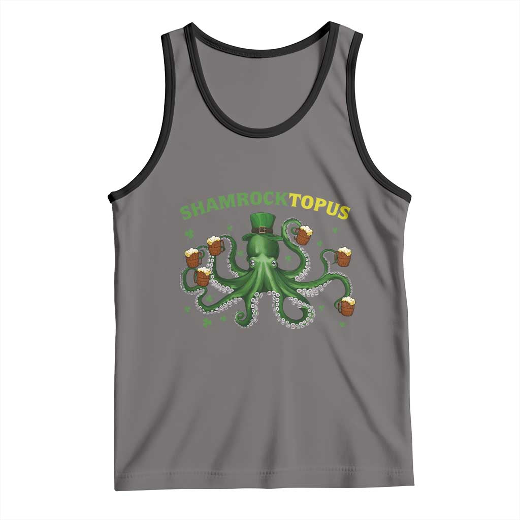 Funny St Patrick's Day Octopus Shamrocktopus Tank Top Irish Beer Mug