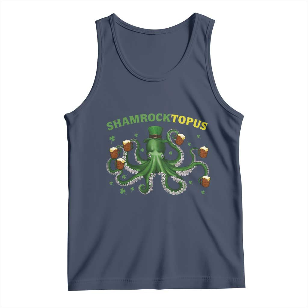 Funny St Patrick's Day Octopus Shamrocktopus Tank Top Irish Beer Mug