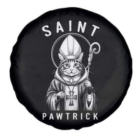 Funny St Patrick's Day Cat Spare Tire Cover Saint Pawtrick