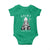 Funny St Patrick's Day Cat Baby Onesie Saint Pawtrick